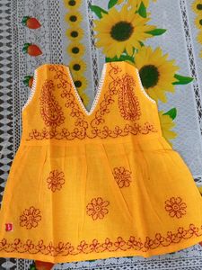 Pure Cotton 3-6 Months Baby Girl Petticoat
