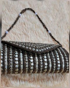 Party Wear Purse Golden