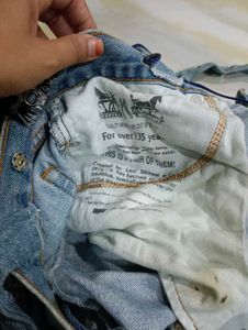 Imported denim bag