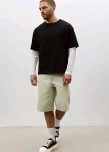 Unisex Oversized Black Tee 240GSM