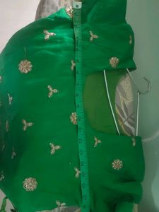 Green Embellished Kurta set