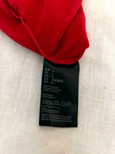 H&amp;M Divided Red Bodysuit (L)