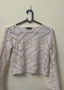 Crochet Long Sleeve Top