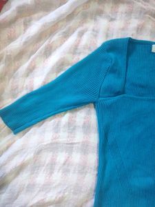 Square Neck Top 🩵