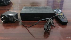 Tata Sky Setup Box With Remote &amp; Adaptor
