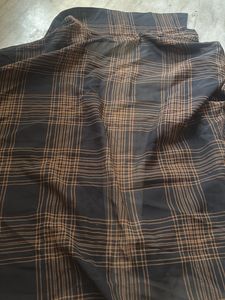 Brown Plaid Shirt