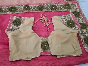 Wedding Saree With Blause 😍