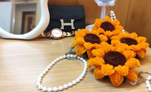 Sunflower Handmade Keychains 🌻