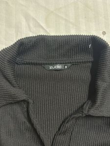 Ribbed Long Sleeve Top