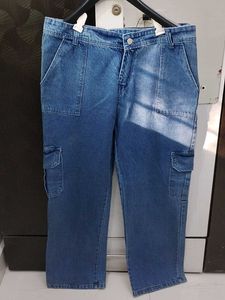 Cargo Denim Jeans