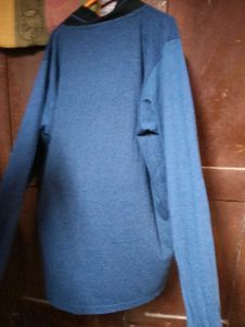LightBlue T-shirt With Black Color