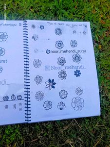 Mehendi Practice Book, Reusable Book