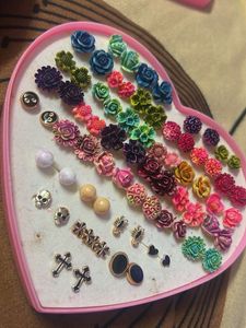 Assorted Earring Collection - Fun &amp; Unique! 37pcs