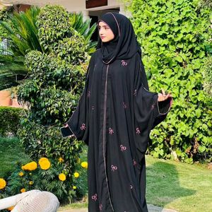 New Bow Burqa Abaya With Hijab