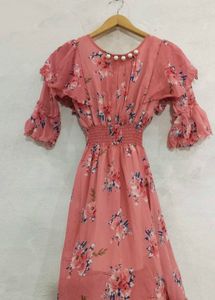 Floral Pink Dress