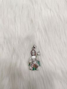 92.5 Sterling Silver Hanuman Ji Pendant