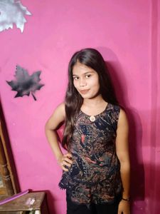 Patterned Sleeveless Top