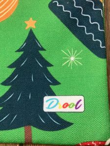 Christmas Santa Print Tote Bag