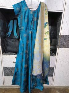 Beautiful Gown With Dupatta And Legging