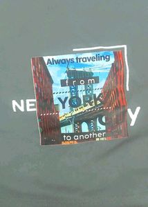 Unique NYC Graphic Print Grey T-Shirt | Premium Qu