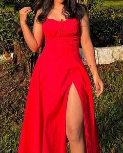 Red Cottage core Dress