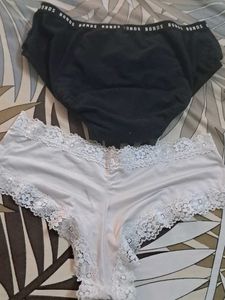 Combo Of Five Imported Fabric Bra  N Padded  Panty