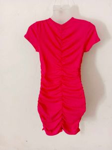 Pink Bodycon Mini Dress