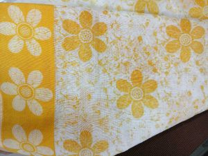 Yellow Floral Handloom Kota Saree With False