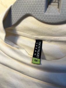White Turtle Neck Long Sleeve Top