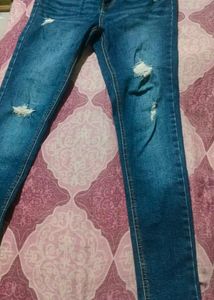 Ripped High-Waisted Jeans