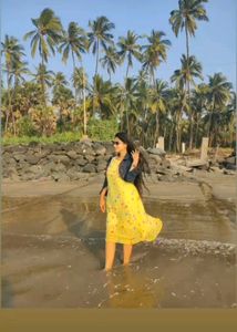 Floral Yellow Dress