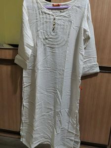 Elegant white Kurta
