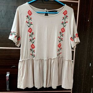 Floral Embroidered Top