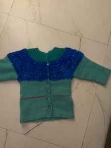 Handmade Woollen Baby Sweater