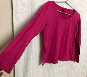 Sporto Rose Pink Full Sleeve T Shirt