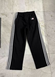 Adidas Black 3 Stripes Straight Fit SweatPants