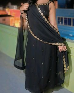 Black Kurta Set