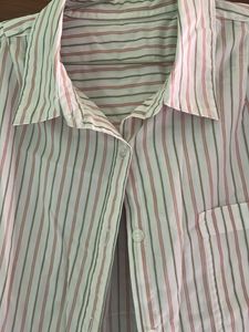 Striped Button-Down Shirt