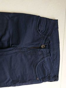 Navy Blue Regular Fit Jeans