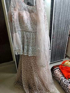 Heavy kurti and skirt combo with dupatta