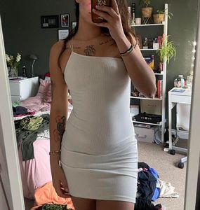 H&amp;M Ribbed Strap Dress