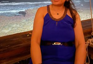Blue Halter Dress