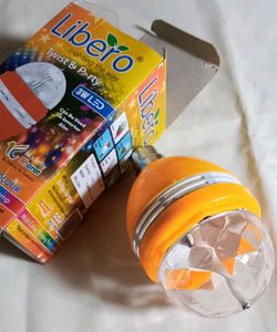 LED Multi Colour Rotating  Magic Disco Bulb