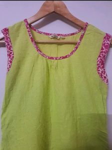 Lime Green Kurta