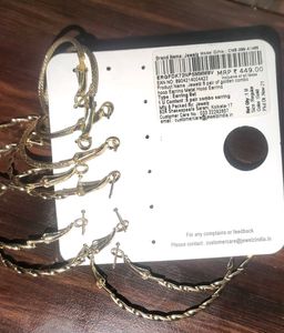 Jewelz Hoop Earring Set