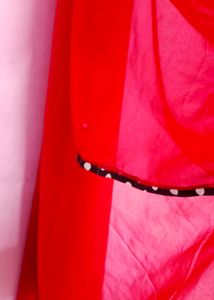 Georgette  Chilly Red Dupatta