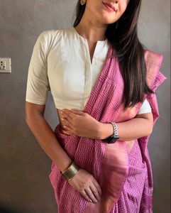 Trending Cream Colour  Blouse