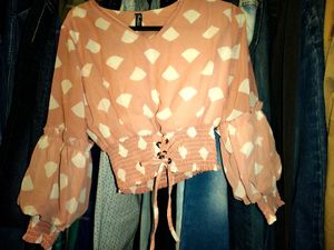 Polka Dot Blouse - Stylish & Trendy