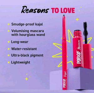 Sealed✅️Myglamm Popxo Kajal &amp; Mascara Combo