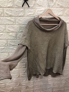 Cozy Cowl Neck Knit Top🐭
